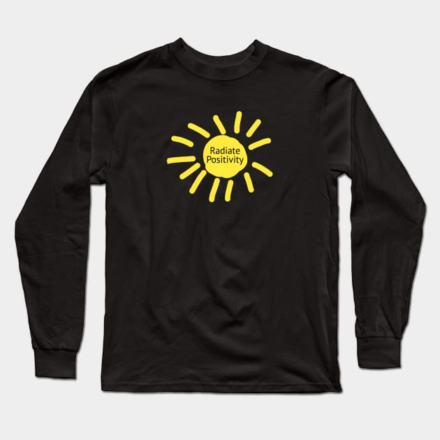 radiate positivity Long Sleeve T-Shirt by BlackMeme94